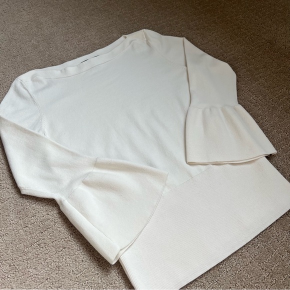 Ann Taylor Boatneck Bell Sleeve Sweater - Picture 2 of 13